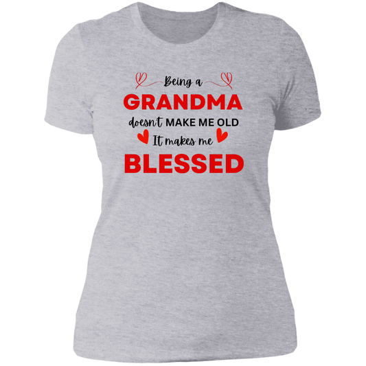 Trendy Blessed Grandma Slim Fit T-Shirt