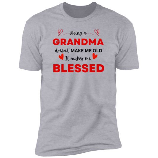 Trendy Blessed Grandma Premium Short Sleeve T-Shirt