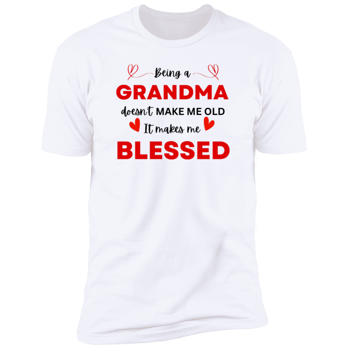 Trendy Blessed Grandma Premium Short Sleeve T-Shirt