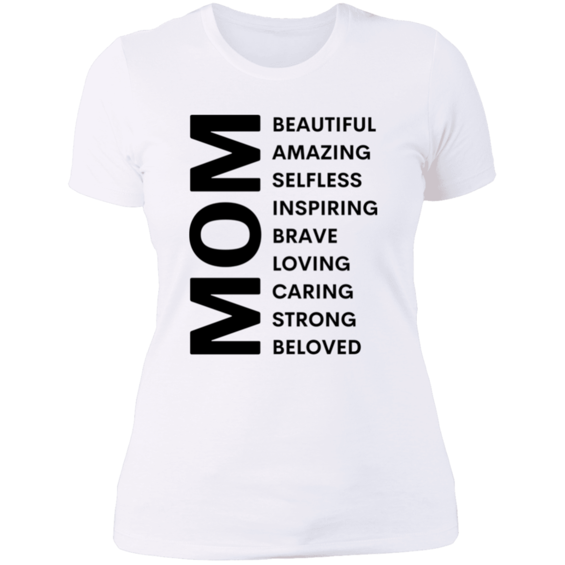 Beautiful Mom Affirmation - Ladies' Slimfit T-Shirt