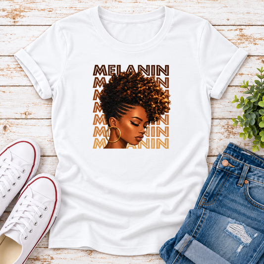Melanin Portrait Ladies Tee