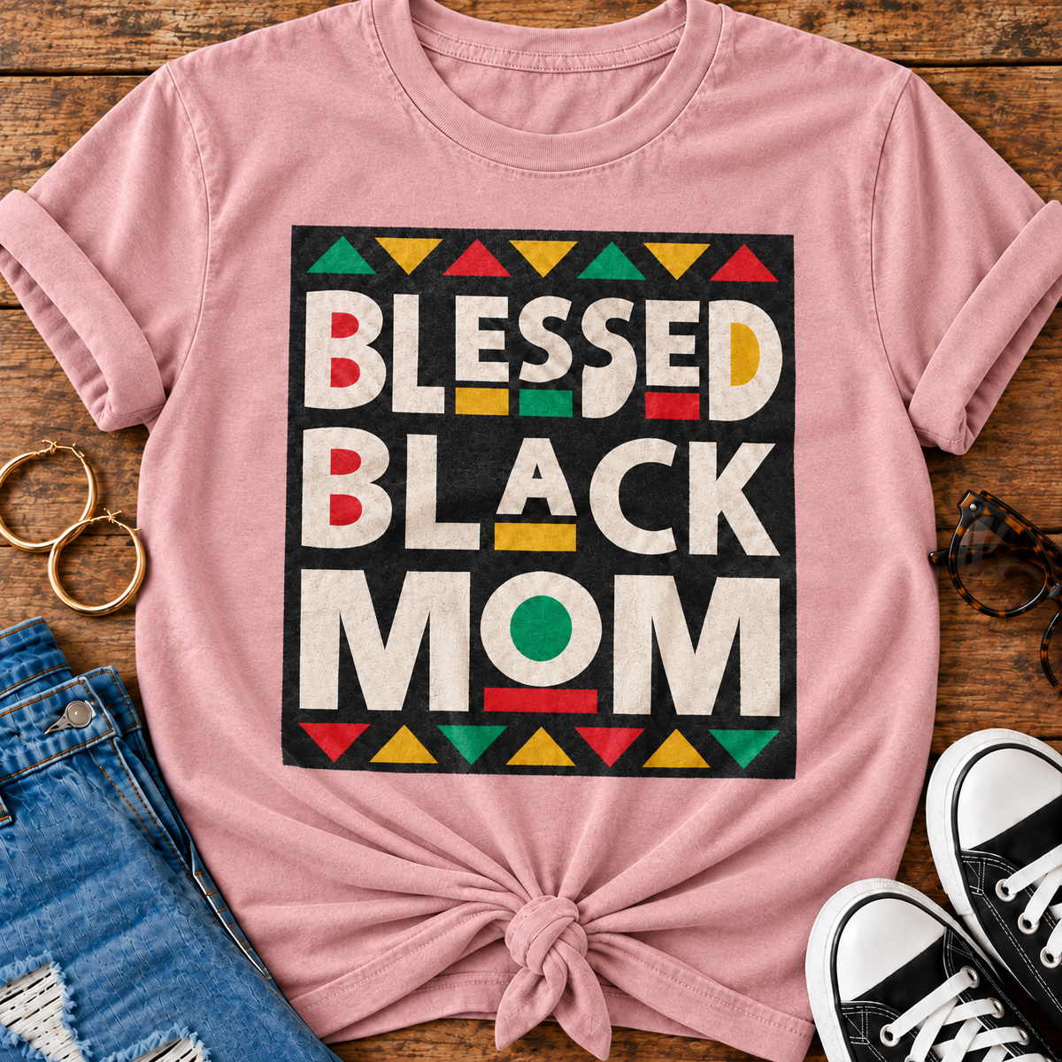 Blessed Black Mom Comfort Colors® T-Shirt