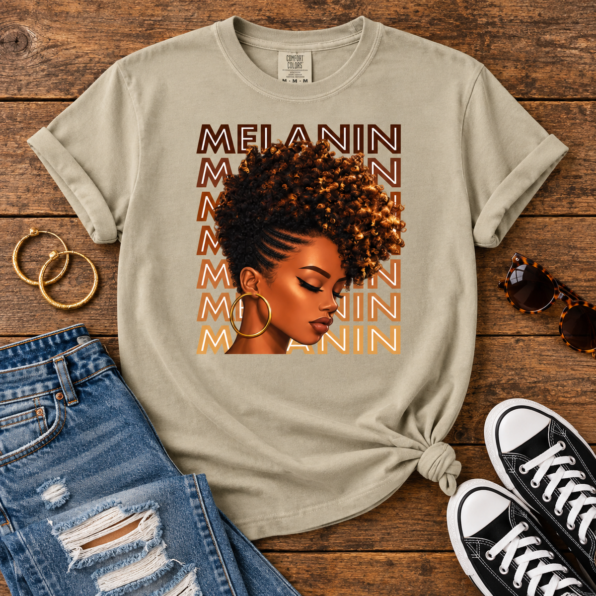 Melanin Portrait Comfort Colors® Tee