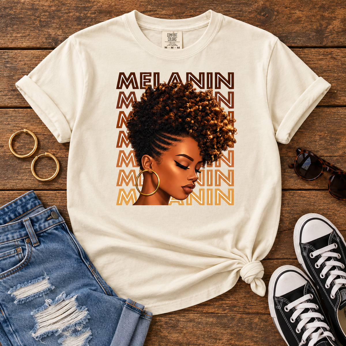 Melanin Portrait Comfort Colors® Tee