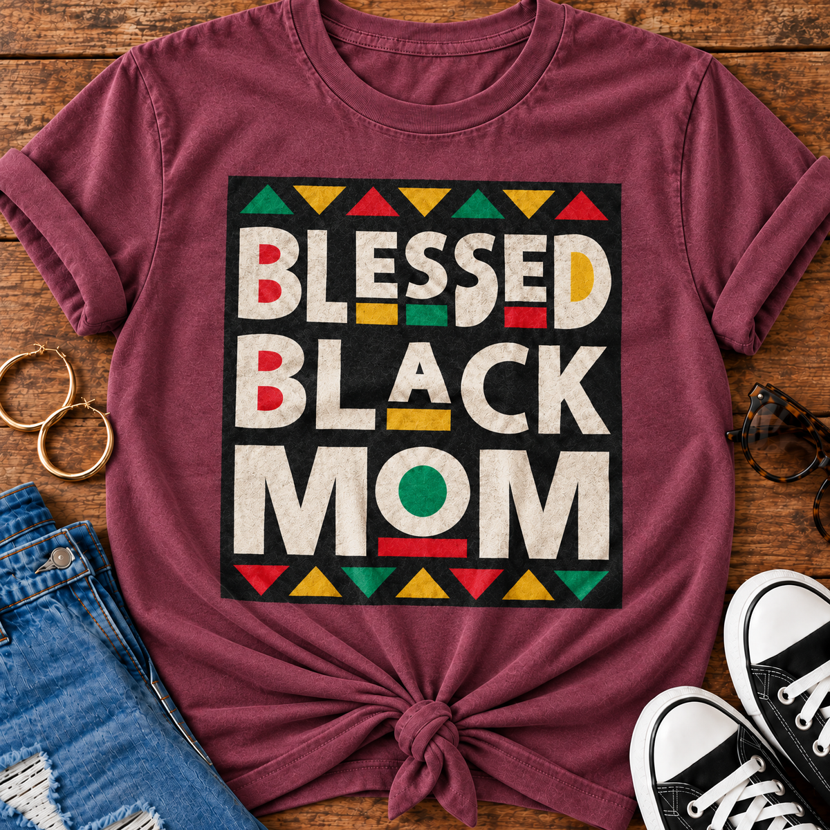 Blessed Black Mom Comfort Colors® T-Shirt