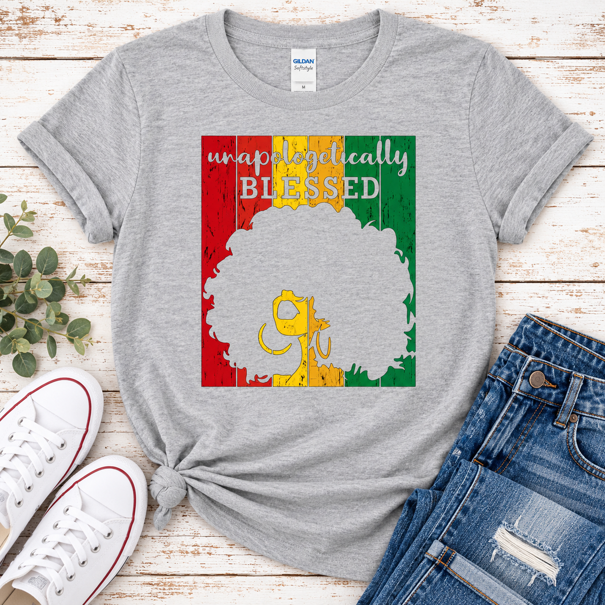 Unapologetically Blessed Ladies Fit T-Shirt
