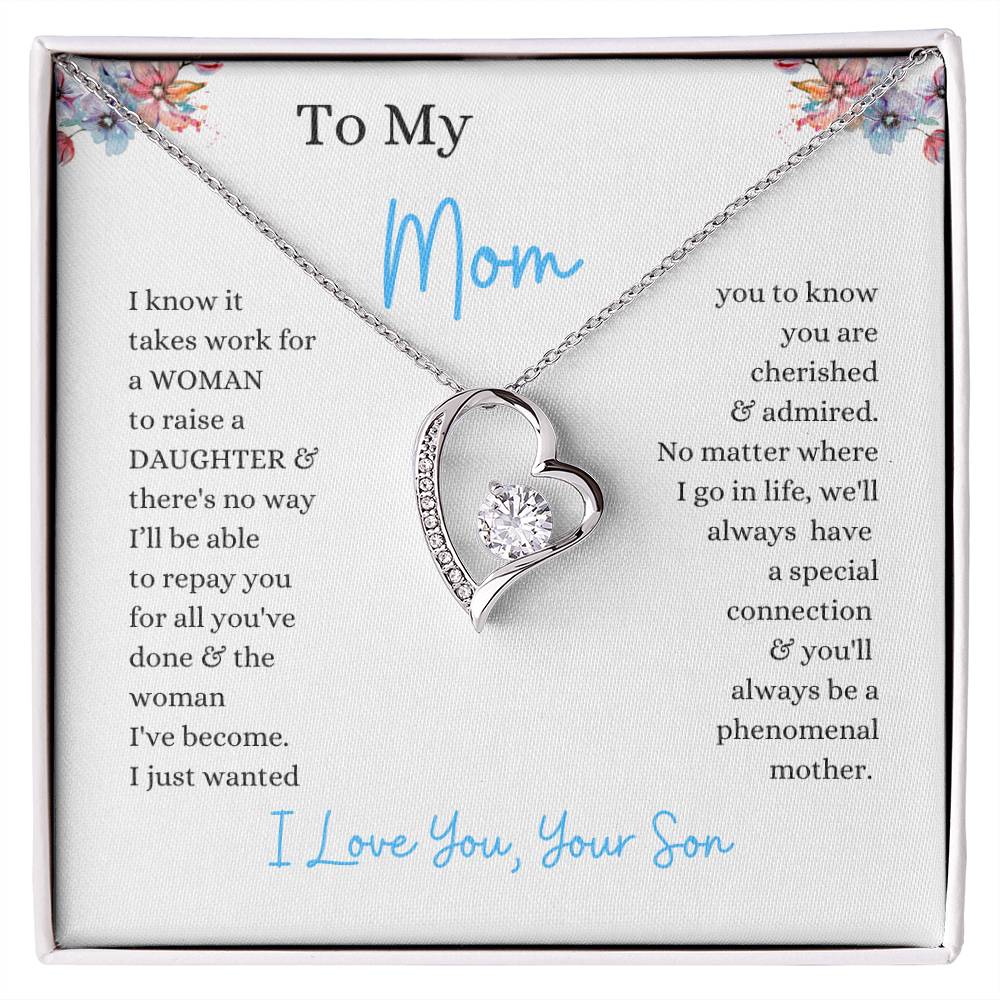 To My Mom From Son | - You'll Always Be A Phenomenal Mother - Forever Love Necklace