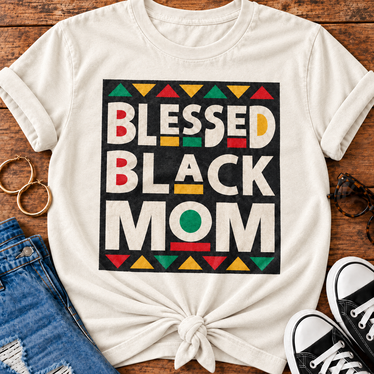 Blessed Black Mom Comfort Colors® T-Shirt