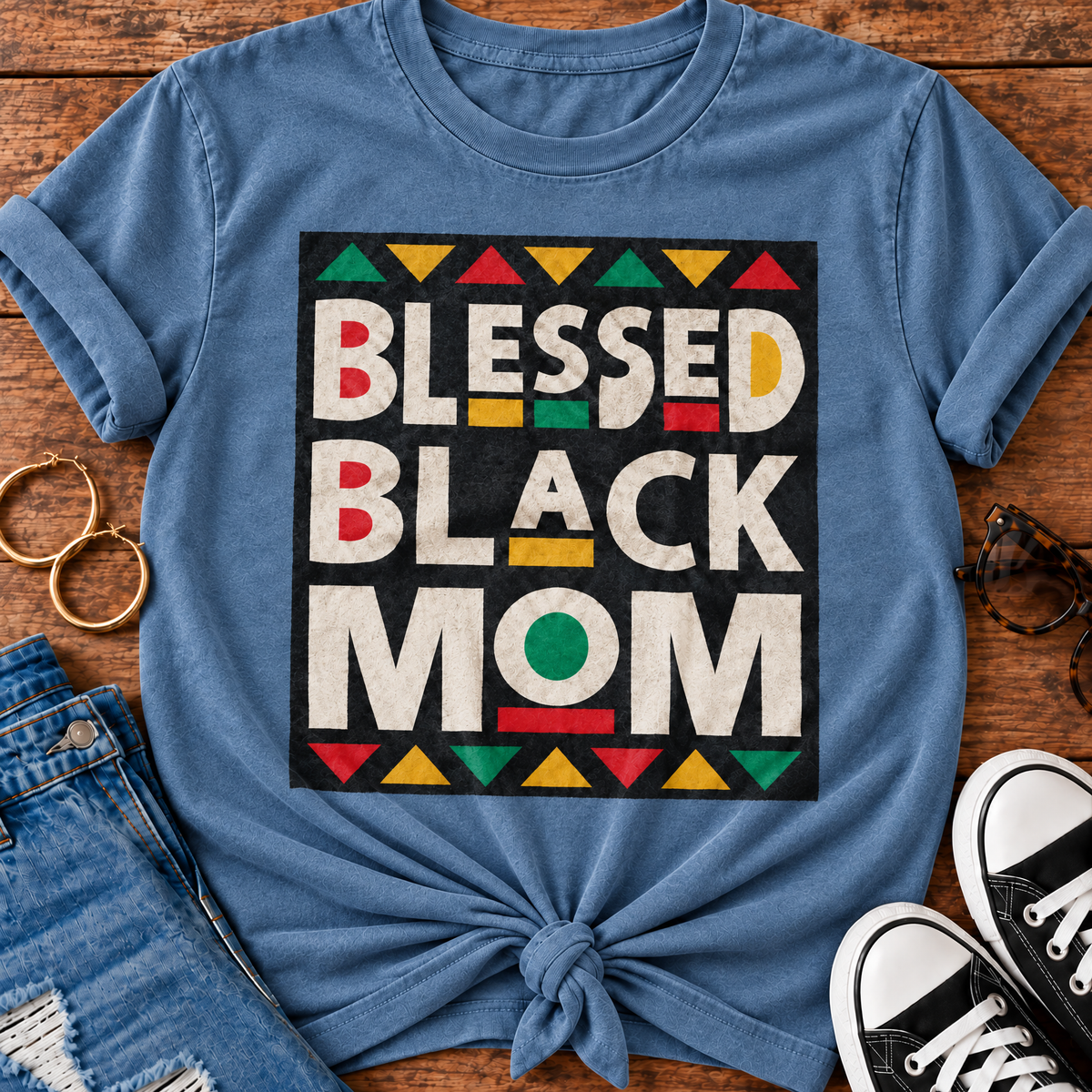 Blessed Black Mom Comfort Colors® T-Shirt