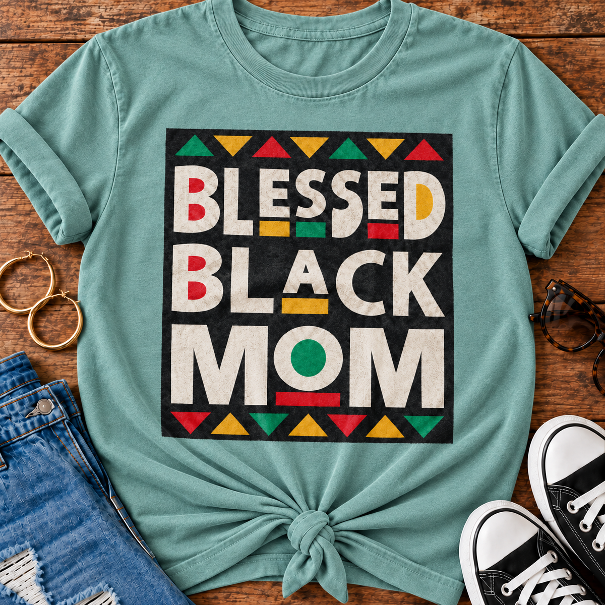 Blessed Black Mom Comfort Colors® T-Shirt