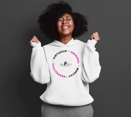 The Art of Black Motherhood - Trendy Unisex Heavy Blend Hooded Sweatshirt