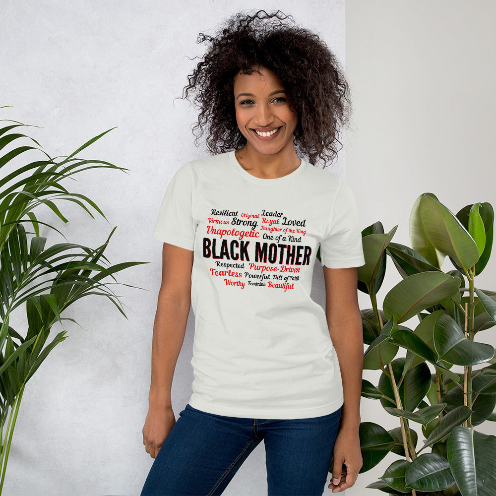 Cute & Trendy Unisex Powerful BLACK MOTHER t-shirt